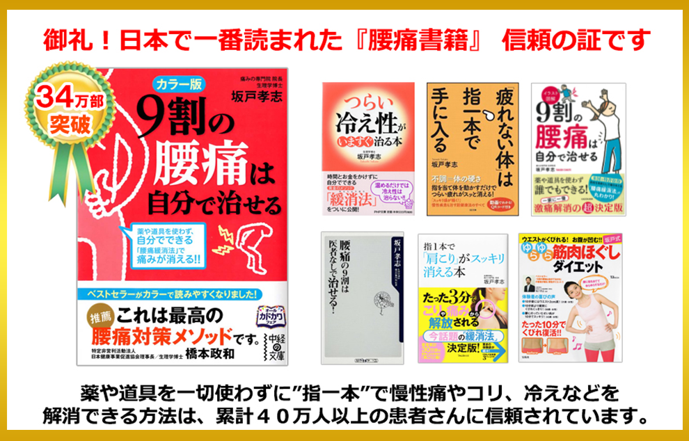 日本で一番読まれた腰痛書籍